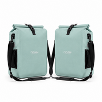 Cycloni CORE Luxe Fietstas Set E-bike - Afneembaar - 56 Liter - Mint Groen