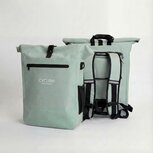 Cycloni Dash Waterdichte Fietstas 28L - Mint Groen - Pakaftas &amp; Rugtas met Laptopvak
