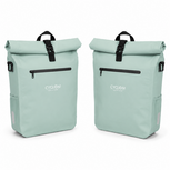 Cycloni DASH Luxe Fietstas - Rugzak - Set van 2 - Afneembaar - 56 Liter - Mint Groen