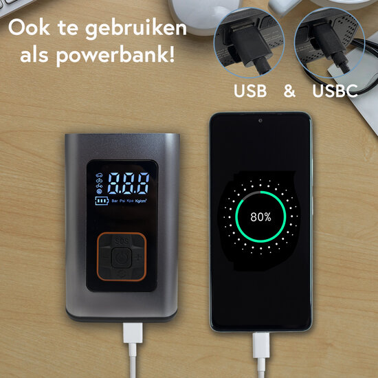 Draagbare Elektrische bandenpomp