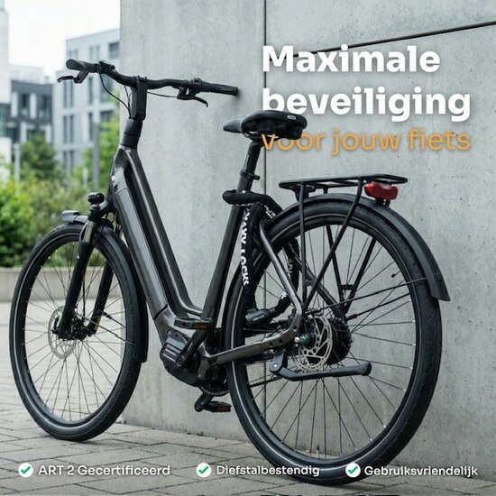 Fietsslot ART-2 Maxx-Locks Nelson 90cm - Zwart