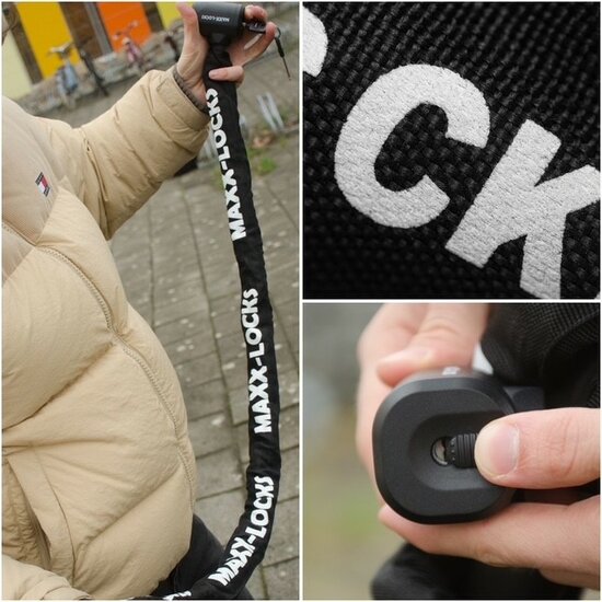 Fietsslot ART-2 Maxx-Locks Nelson 90cm - Zwart