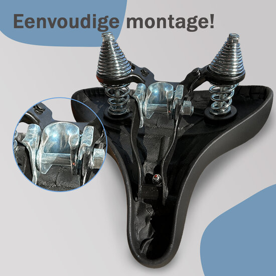 Cycloni comfortabel fietszadel