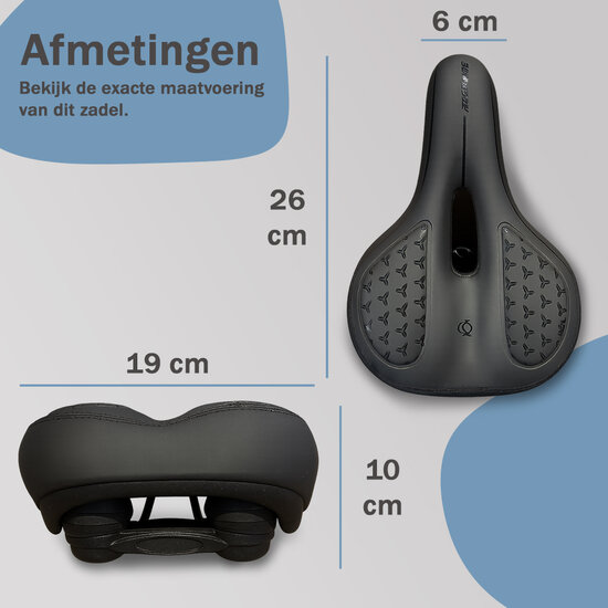 Cycloni Silica Gel Fietszadel 