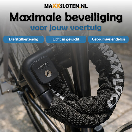 Maxx-Locks Bulls Kettingslot - 100cm
