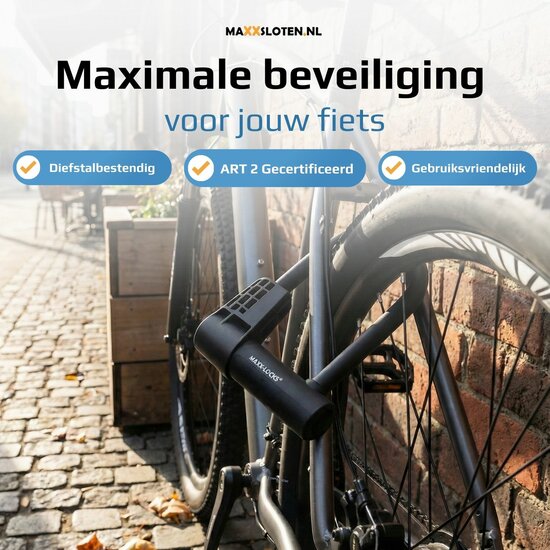 Beugelslot + Kabel ART 2 Maxx-Locks Huntly 20cm