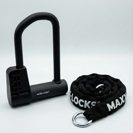 Maxx-Locks Huntly Beugelslot + Ketting ART2 - 20cm