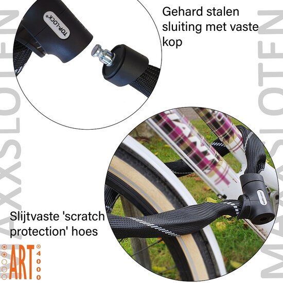 Fietsslot ART 2 - Maxx-Locks Twizel - Kettingslot - 85cm