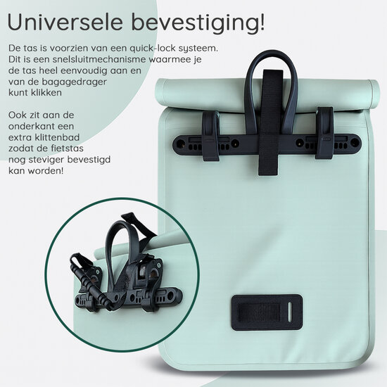 Cycloni Enkele E-bike Pakaftas met Schouderband