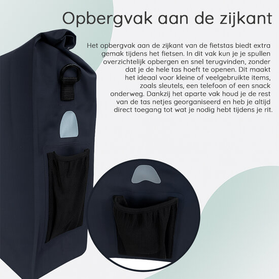 Cycloni Enkele E-bike Pakaftas met Schouderband