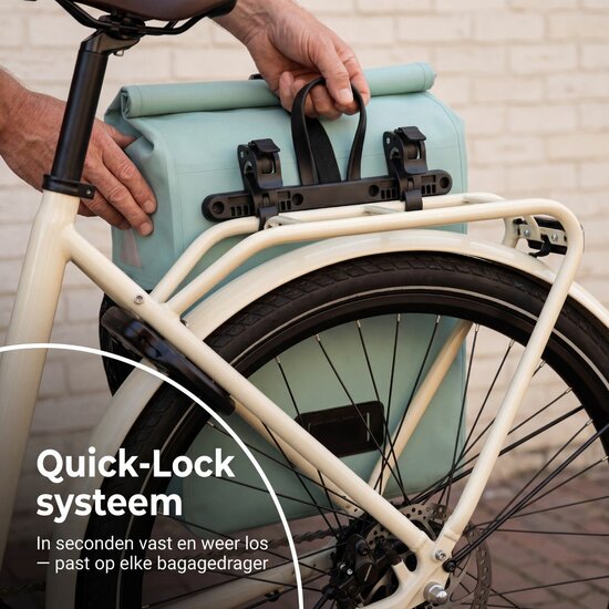 Cycloni Enkele E-bike Pakaftas met Schouderband