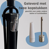 Cycloni Fietspomp met Manometer