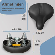 Cycloni comfortabel fietszadel