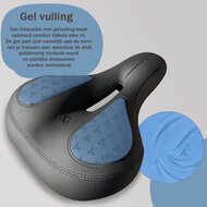 Cycloni Silica Gel Fietszadel 