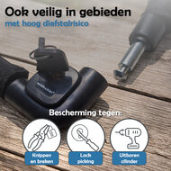 Maxx-Locks Bulls Kettingslot - 100cm