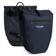 Cycloni Ridge Luxe Fietstas 28L - Waterdichte pakaftas voor E-bike - Blauw
