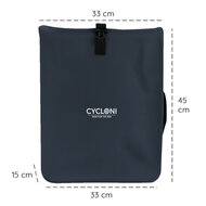 Cycloni Enkele E-bike Pakaftas met Schouderband