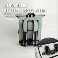 Cycloni DASH Luxe Fietstas - Rugzak - Set van 2 - Afneembaar - 56 Liter - Mint Groen