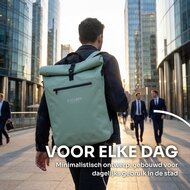 Cycloni DASH Luxe Fietstas - Rugzak - Set van 2 - Afneembaar - 56 Liter - Mint Groen
