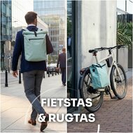 Cycloni DASH Luxe Fietstas - Rugzak - Set van 2 - Afneembaar - 56 Liter - Mint Groen