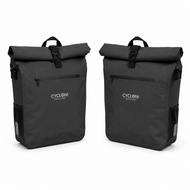 Cycloni DASH Luxe Fietstas - Rugzak - Set van 2 - Afneembaar - 56 Liter - Zwart