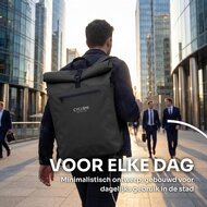 Cycloni DASH Luxe Fietstas - Rugzak - Set van 2 - Afneembaar - 56 Liter - Zwart