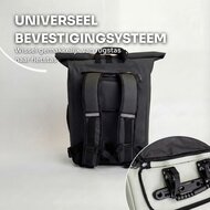 Cycloni DASH Luxe Fietstas - Rugzak - Set van 2 - Afneembaar - 56 Liter - Zwart