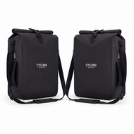 Cycloni CORE Luxe Fietstas Set E-bike - Afneembaar - 56 Liter - Zwart