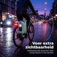 Cycloni Core Waterdichte Fietstas 28L - Zwart - Enkele E-bike Pakaftas met Schouderband