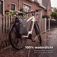 Cycloni Core Waterdichte Fietstas 28L - Zwart - Enkele E-bike Pakaftas met Schouderband