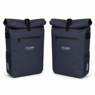 Cycloni DASH Luxe Fietstas - Rugzak - Set van 2 - Afneembaar - 56 Liter - Blauw