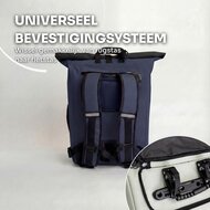 Cycloni DASH Luxe Fietstas - Rugzak - Set van 2 - Afneembaar - 56 Liter - Blauw