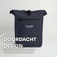 Cycloni DASH Luxe Fietstas - Rugzak - Set van 2 - Afneembaar - 56 Liter - Blauw
