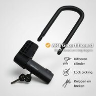 Beugelslot + Kabel ART 2 Maxx-Locks Huntly 20cm