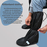 Maxxcovers Overschoenen / Regenschoenen  - Waterdicht -  Maat 44/45 - Zwart