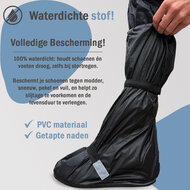 Maxxcovers Overschoenen / Regenschoenen  - Waterdicht -  Maat 44/45 - Zwart